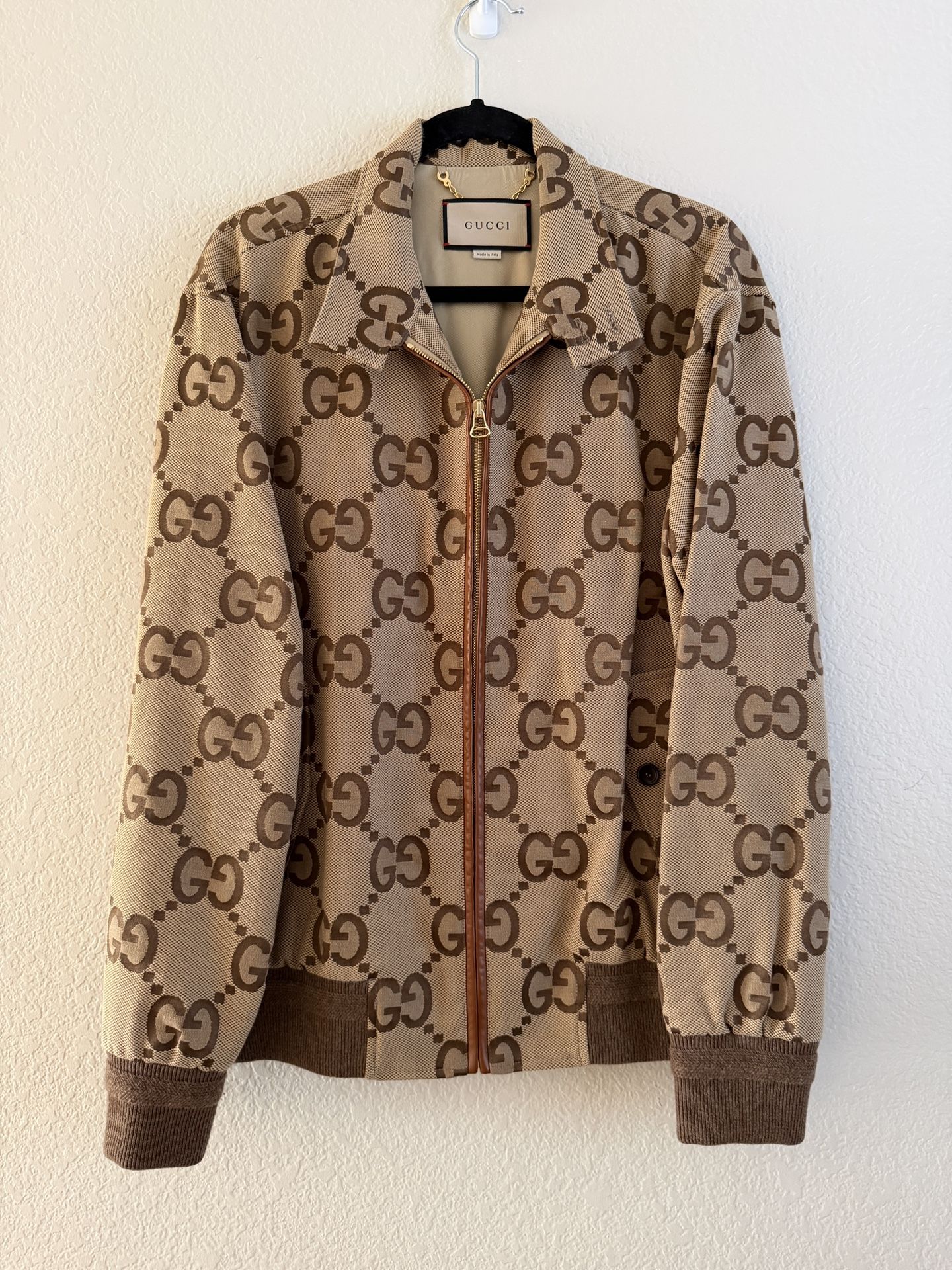 Gucci Jumbo Monogram GG Canvas Jacket