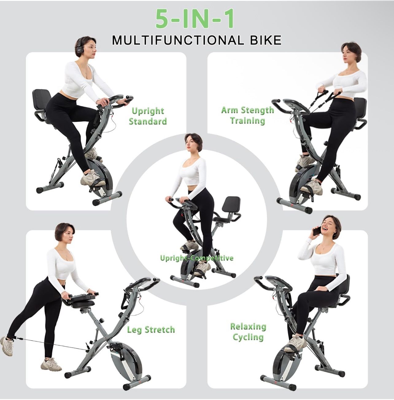 BARWING Foldable Recumbent Exercise Bike – Great Condition