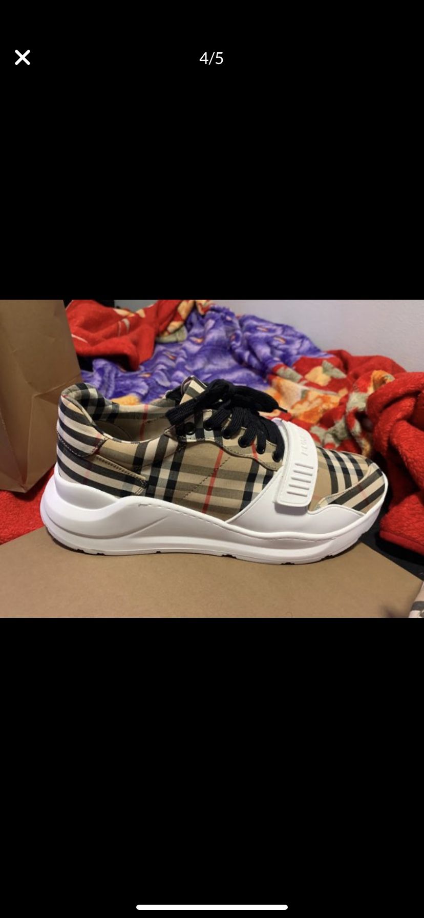 Burberry designer shoes size 11