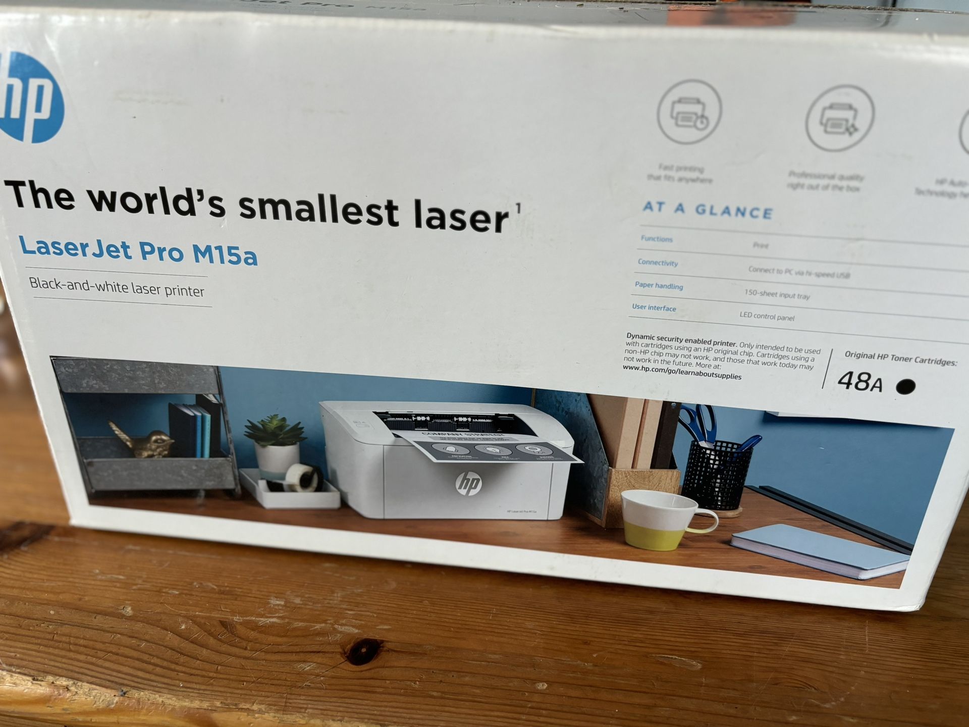 HP black and white laser printer