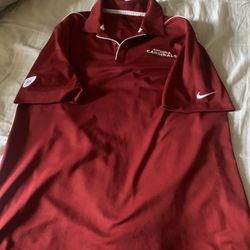 Nike Az Cardinals Polo Shirt Men's Medium 