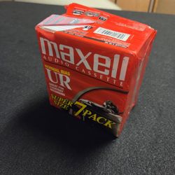 Maxell UR 90 Minute New 7 Cassette Pack