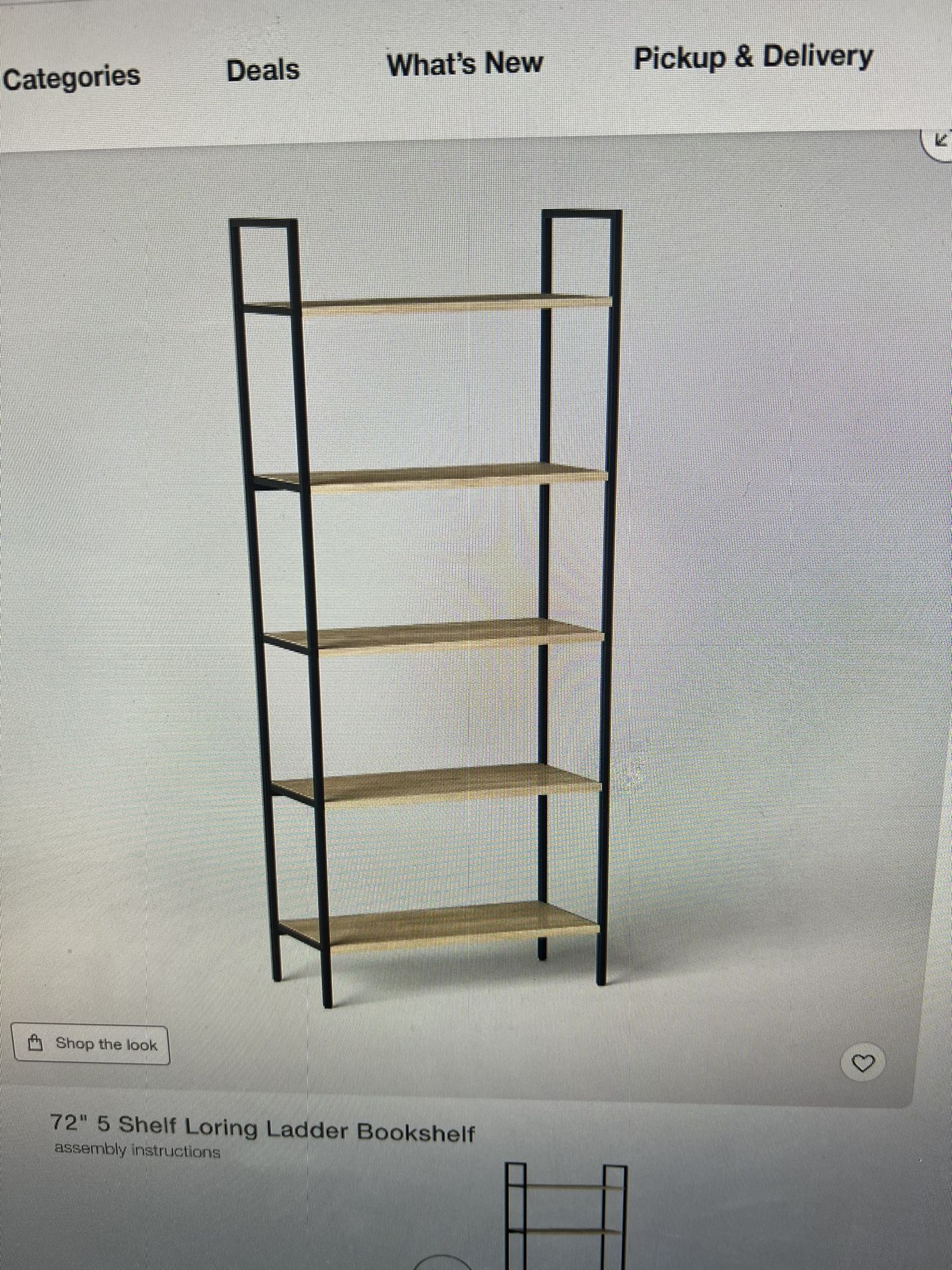 Book Shelf Ladder Shelf