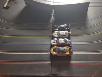 Commercial slot car track