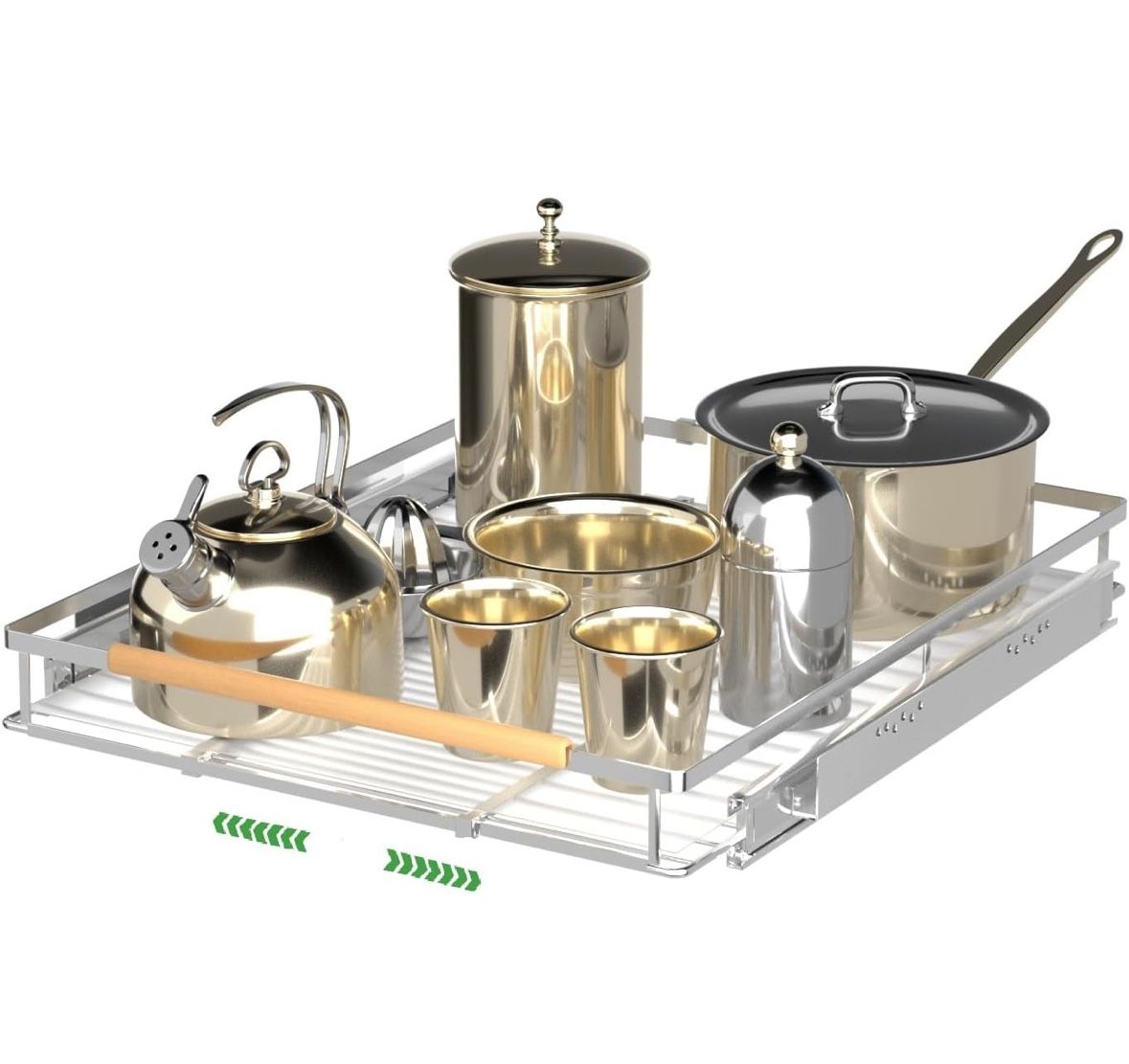 Expandable Pull Out Drawer Cabinet Organizers 757B