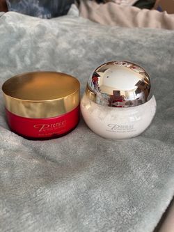 Premier, Dead Sea, aromatic salt, scrub, and body butter