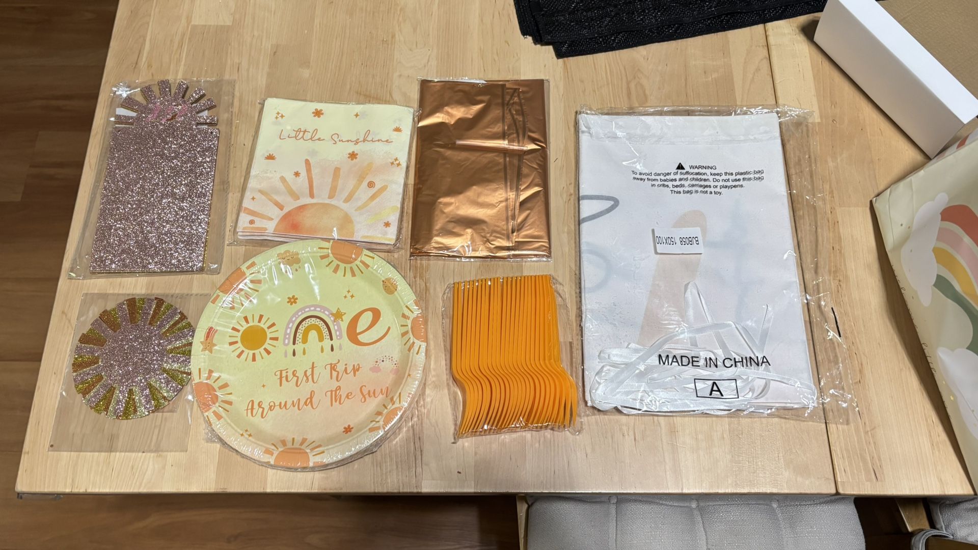FIRST TRIP AROUND THE SUN - bday decor
