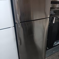 Stainless Steel Apt Size Fridge