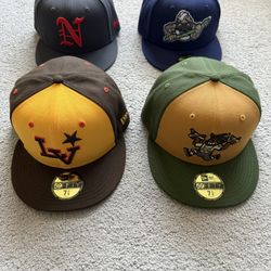 New Era 59Fifty MiLB Fitted Hats NWT