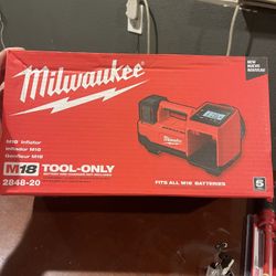 Milwakee M18 Air Pump Brand New 