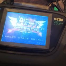 Sega Genesis With Game Genie And Games