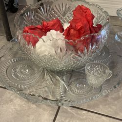 There's actually nine glasses to that one beautiful pit, beautiful punch