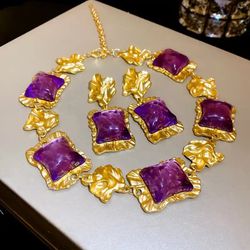 Iamdoyleyboutique: Necklace And Earring Set fashion jewelry