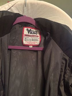 XXL Men’s Viking Windigo Black and Blue Hooded Windbreaker Jacket