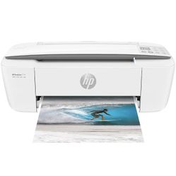 HP DeskJet 3755 Compact All-in-One Wireless Printer, HP Instant Ink, Works with Alexa - Stone Accent (J9V91A)