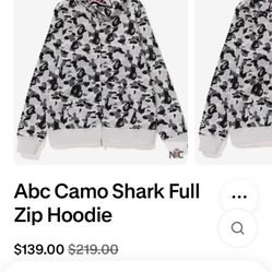 New Bape Hoodie Size m