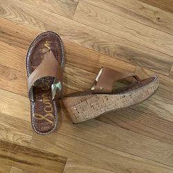 Sam Edelman Cork Wedge Sandals 