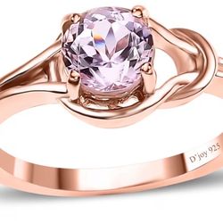 Martha Rocha Kunzite Eternal Love Ring - Sz 9 - new! 