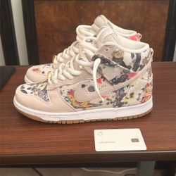 Nike Sb X Supreme Dunk High Rammellzee Size 9 Tried On