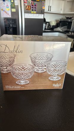 Dublin crystal set of 4