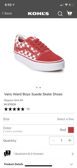 Vans size 4y and 7y boys