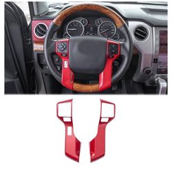 Toyota Tundra Steering Stickers (Red)