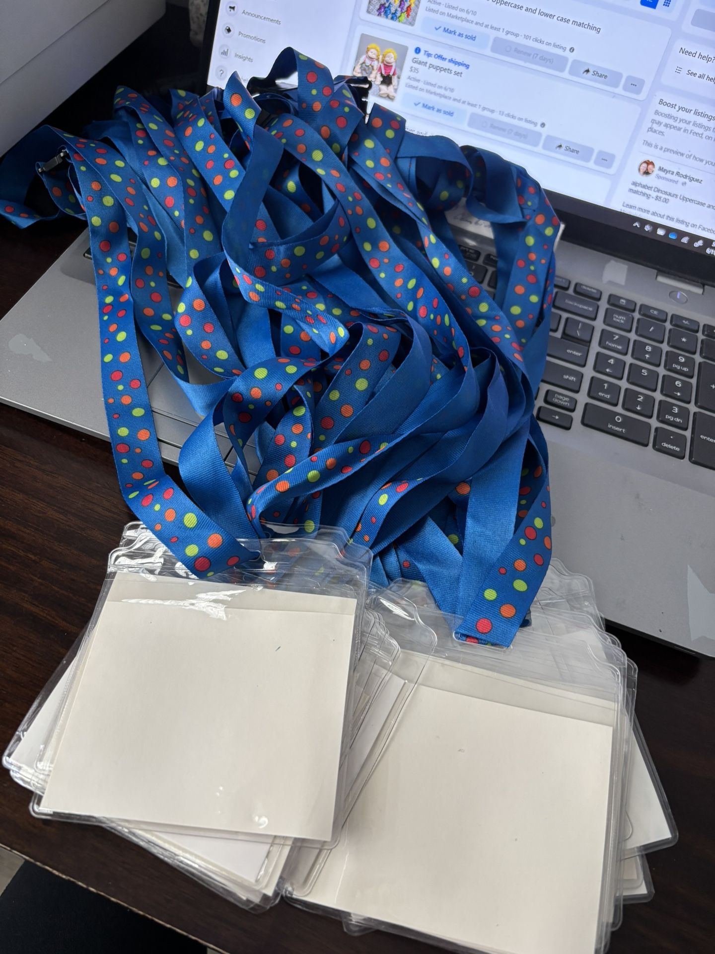 24 Name Tag Lanyards