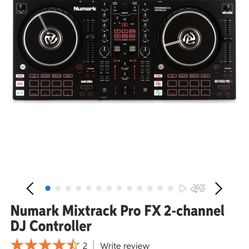 New Numark Mixtrack Pro FX 2-channel DJ Controller