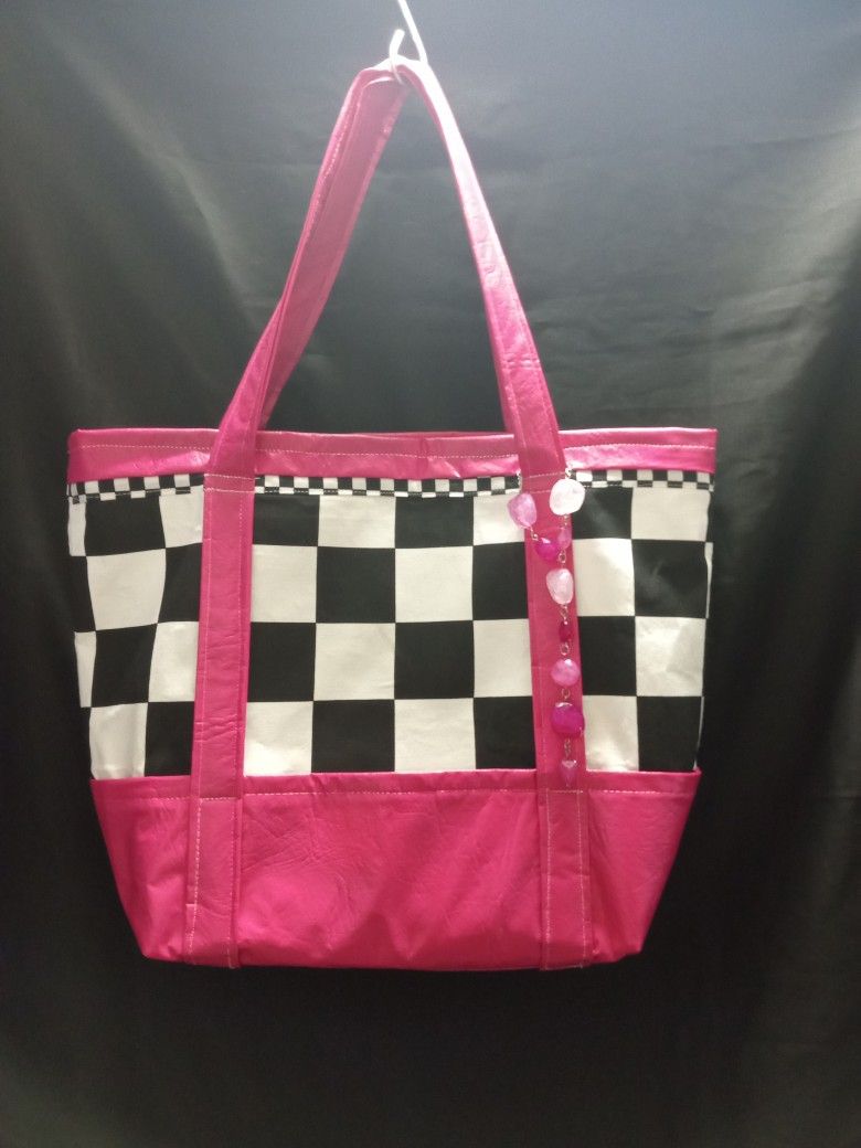Checkered Flag "Track Day" Purse