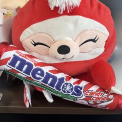 Zuru Snackles Amy Sloth 14" Plush Holding Mentos Candy