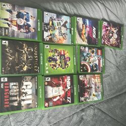 Xbox games compatible with xbox one and Series x price negotiable