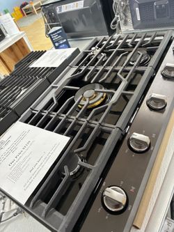 $1239 5-Burner Gas Cooktop Dark Stainless Steel