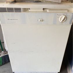 White Frigidaire Dishwasher 
