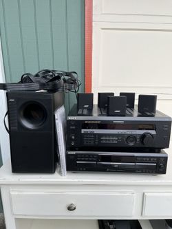 Sony Receiver And cD Player And Bose Surround Sound