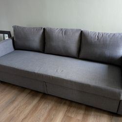 FRIHETEN Sleeper sofa/couch with storage
