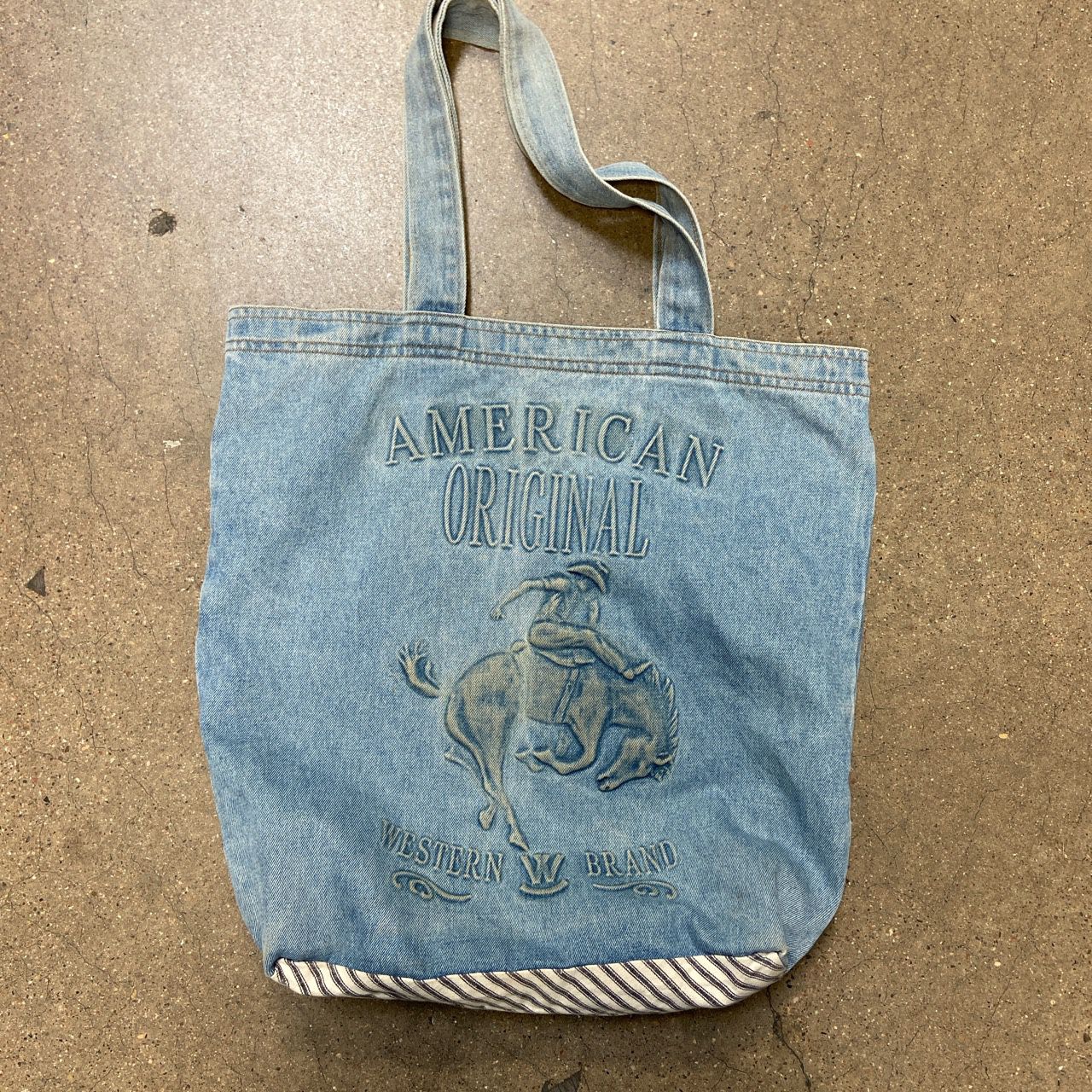 Vintage Jean Tote Bag 