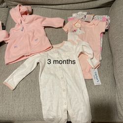 Winter Baby Girl Clothe Bundle Lot 