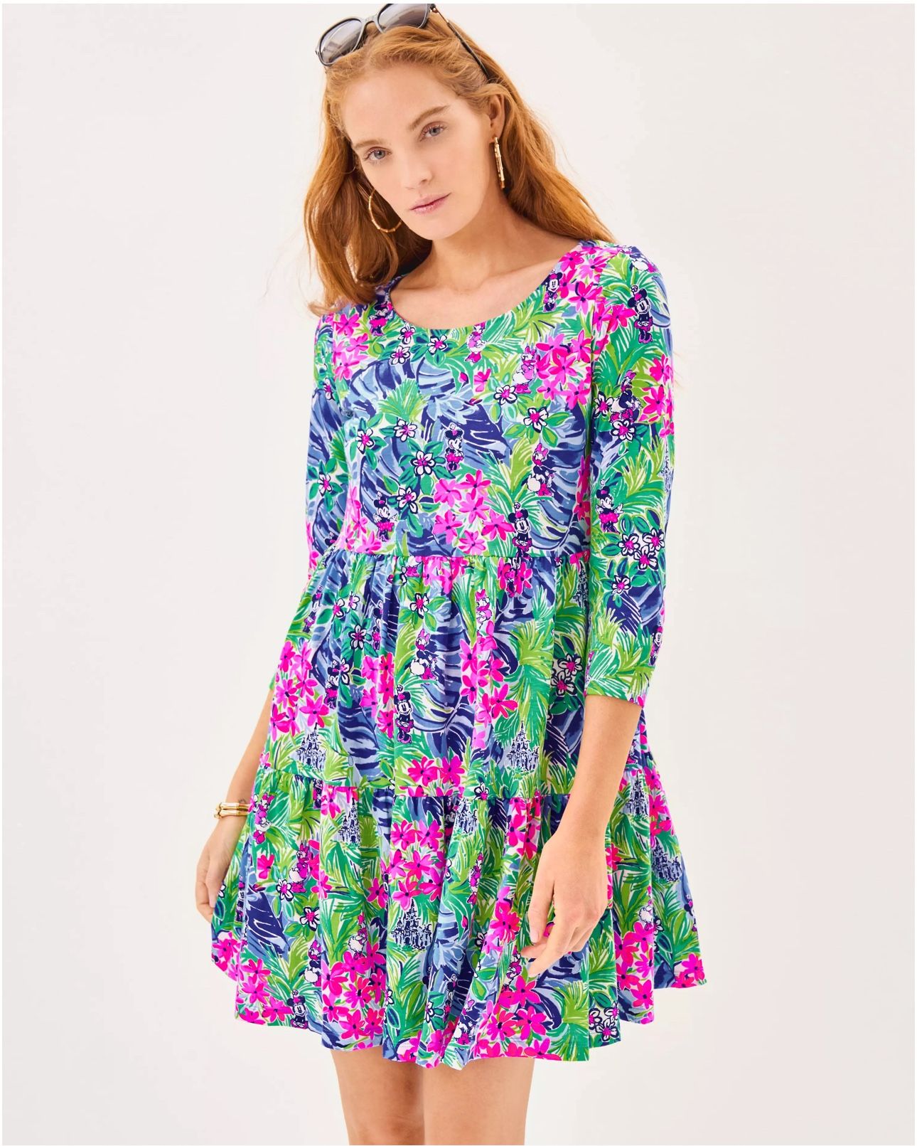 NWT $148 Lilly Pulitzer X Disney Geanna Disney Parks Collection Resort Dress S