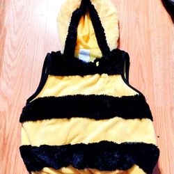 Bumble Bee Yellow/ Black Baby Costume..6 To 12 Month Of It Fits .like New!