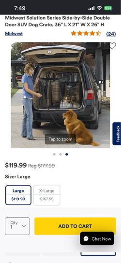 Wire crate for dogs