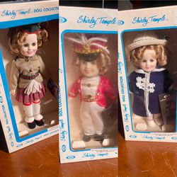 Shirley Temple IDEAL Doll collection 3 dolls good cond. as is pick up deliver.