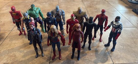 Collection of Marvel Action Figures