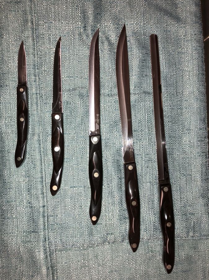 Cutco Knife Set with Block - household items - by owner - housewares sale -  craigslist