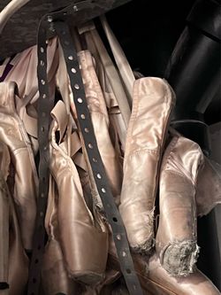 Lot of Used Ballet Pointe Shoes