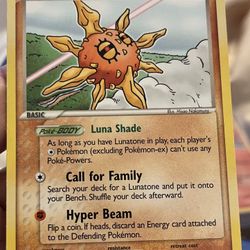 Solrock 25/92 Pokemon Legend Maker Lightly Played