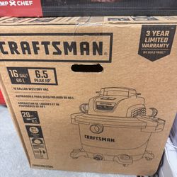 Craftsman 16 gal Corded Wet/Dry Vacuum 12 amps 120 V 6.5 HP