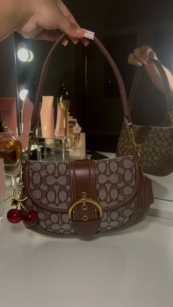 Signature Jacquard Soho Coach Bag