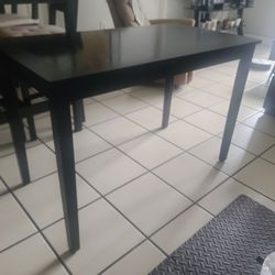 Black Dinner Table 
