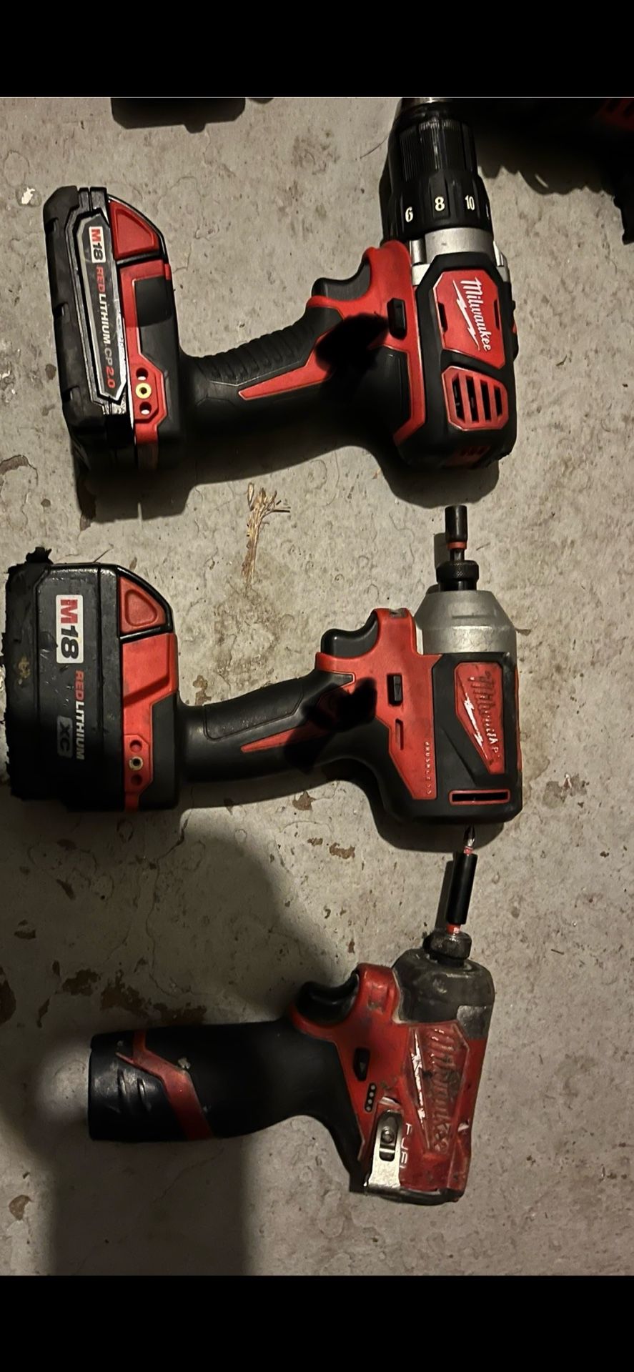 Milwaukee Drill Impact Set