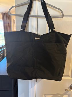 Large Black Nylon Tote Bag
